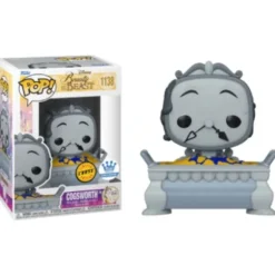 Beauty and the Beast 30th Anniversary Cogsworth Pie B&W Funko Pop! Vinyl Figure