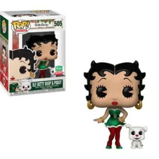 Betty Boop Elf Betty Boop & Pudgy Funko Pop! Vinyl Figure