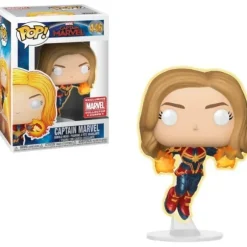 Captain Marvel Unmasked Captain Marvel Flying Funko Pop! Vinyl Figure
