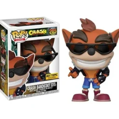 Crash Bandicoot Crash Bandicoot Biker Outfit Funko Pop! Vinyl Figure