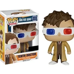 Doctor Who Tenth Doctor with 3-D Glasses Funko Pop! Vinyl Figure