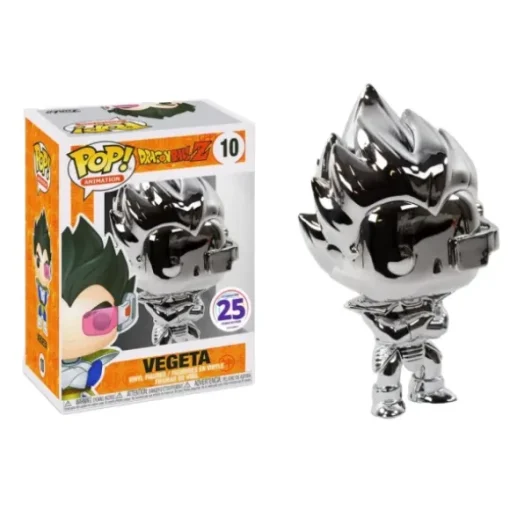 Dragon Ball Z Silver Chrome Vegeta FUNimation Exclusive Funko Pop! Vinyl Figure
