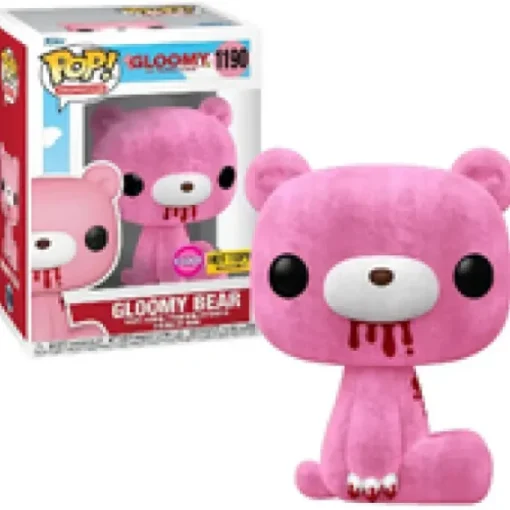 Gloomy The Naughty Grizzly Gloomy Bear Flocked Funko Pop! Vinyl Figure