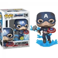 Marvel Avengers Endgame Captain America Metallic Funko Pop! Vinyl Figure