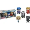 Marvel Captain America Civil War Captain America / Iron Man / Agent 13 / Black Panther / Crossbones Funko Pop! Vinyl Figure