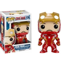 Marvel Captain America Civil War Iron Man Unmasked Funko Pop! Vinyl Figure