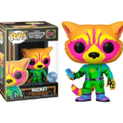 Marvel Guardians of the Galaxy Vol. 3 Rocket Blacklight Funko Pop! Vinyl Figure