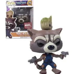 Marvel Guardians of the Galaxy Vol. 2 Rocket with Groot Funko Pop! Vinyl Figure
