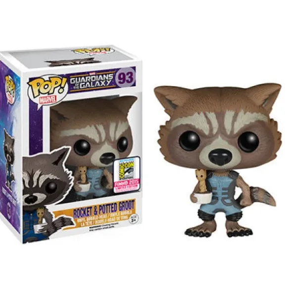 Marvel Guardians of the Galaxy Rocket & Potted Groot Funko Pop! Vinyl Figure