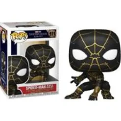 Marvel Spider-Man No Way Home Spider-Man Black and Gold Suit Funko Pop! Vinyl Figure