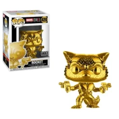 Marvel Studios The First Ten Years Gold Chrome Rocket Raccoon Funko Pop! Vinyl Figure