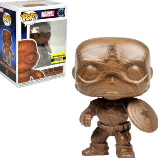 Marvel Universe Captain America Wood Funko Pop! Vinyl Figure