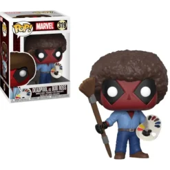 Marvel Universe Deadpool as Bob Ross Funko Pop! Vinyl Figure