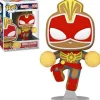 Marvel Universe Gingerbread Captain Marvel Funko Pop! Vinyl Figure