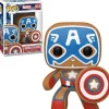 Marvel Universe Gingerbread Captain America Funko Pop! Vinyl Figure