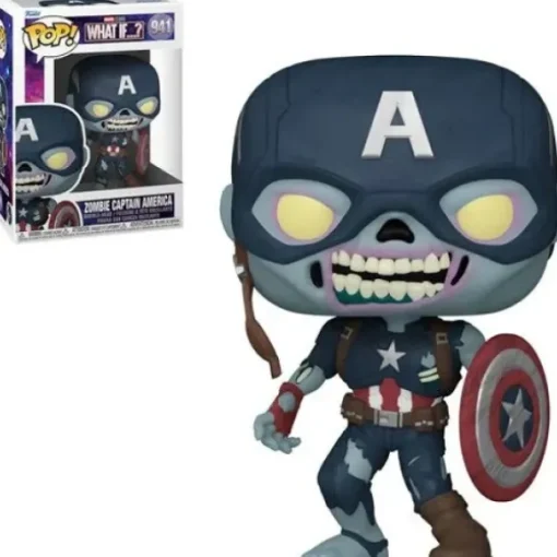 Marvel What If... Zombie Captain America Funko Pop! Vinyl Figure