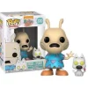 Nickelodeon Rocko's Modern Life Rocko with Spunky Funko Pop! Vinyl Figure