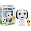 Peanuts Snoopy & Woodstock Flocked 2016 ECCC Exclusive Funko Pop! Vinyl Figure