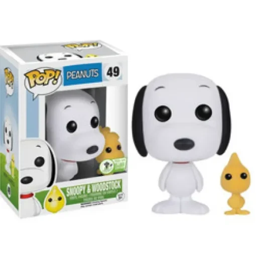 Peanuts Snoopy & Woodstock Flocked 2016 ECCC Exclusive Funko Pop! Vinyl Figure
