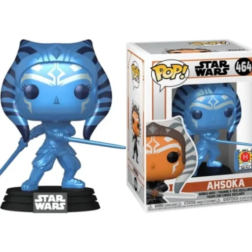 Star Wars Ahsoka Blue Chrome Exclusive Funko Pop! Vinyl Figure