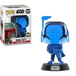Star Wars Boba Fett Blue Chrome Exclusive Funko Pop! Vinyl Figure