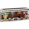 Star Wars The Mandalorian 4-Pack Exclusive Funko Pop! Vinyl Figure