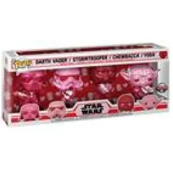 Star Wars Valentine Star Wars Glitter 4-Pack Funko Pop! Vinyl Figure