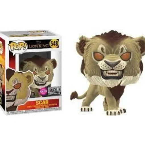 The Lion King Live Action Scar Flocked Funko Pop! Vinyl Figure