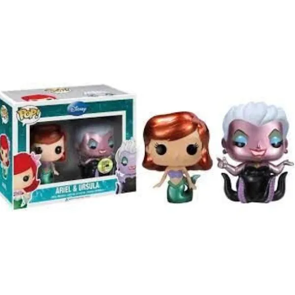 The Little Mermaid Ariel & Ursula Metallic Funko Pop! Vinyl Figure
