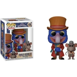 The Muppet Christmas Carol Charles Dickens With Rizzo Gonzo Exclusive Funko Pop! Vinyl Figure